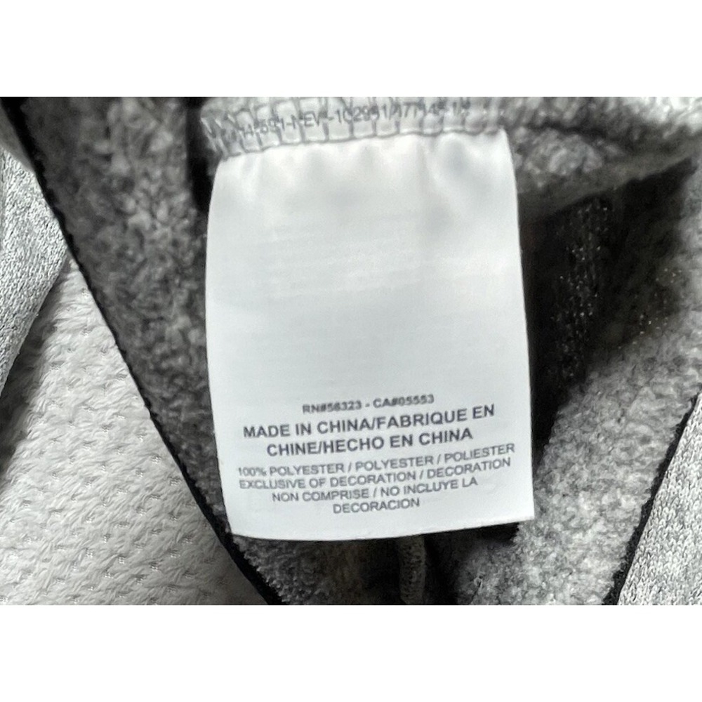 Nike Gray Therma-Fit Knit Hoodie Pullover Black Swoosh Logo Hooded‎ Size Medium - Picture 11 of 13